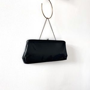 1950’s patent leather clutch